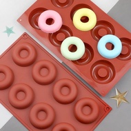 8-Piece Donut Silicone Mold Edible Silicon Water Tower Cake Mold Bowl Cake Rice Pudding Baking Mold 