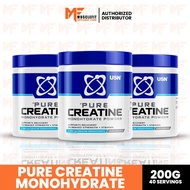 USN Pure Creatine Monohydrate Unflavored 200 g [ 40 serving ] 410 g [ 82 servings ]  - Makanan Tamba