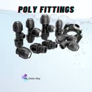 [ CLEARANCE STOCK SALE ] Poly Fitting Poly Pipe Connector 20MM Male Elbow/Female Elbow/Male tee