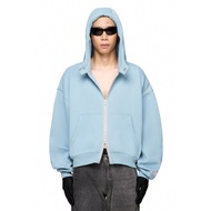 Jacket Zipper Beuter Turquoise Boxy Zip Hoodie