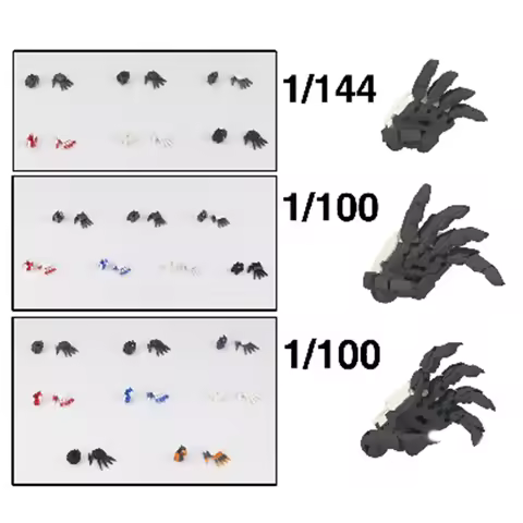 3.0 Movable Claw Hand Set, Universal Upgrade for 1/100 & 1/144 Action Figures, Enhances Poseability 