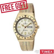 Timex TMTW2V18700U9 Men's Q Timex Reissue Champagne Stainless Steel Watch