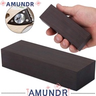 AMUNDR Ebony Lumber, DIY Material 120*40*25mm Ebony Wood, Instruments Tools Multi-application Blank 