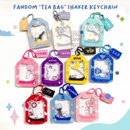 Fandom kpop shaker keychain