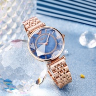 [Same Day Delivery] GEDI Fashion Casual Steel Band Women's Watch Simple Luxury Ladies All-Match Quar