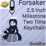 Forsaken 2.5in Milestone Two Time Keychain