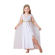 Halloween Children's Costume Greece Medieval Dress Ancient Cleopatra Athena Performance Costume