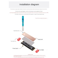 (EJVF) .2 NVMe SSD Heat Sink for M2 2280 Solid State Disk Copper Heatsink with Thermal Pad Laptop SS