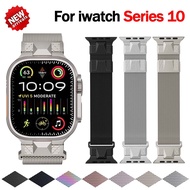Magnetic Stainless Steel Strap For iWatch Series 10 46mm Band Ultra1/2 49mm 45mm 44mm Bracelet iWatc