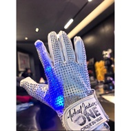 【Ready Stock】michael jackson Gloves figure Michael Jackson ONE Cirque Du Soleil Light Up Glove