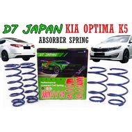 D7 JAPAN KIA OPTIMA JF 17 SPORT SPRING 1SET 4PC