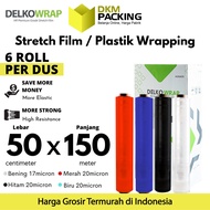 Plastic Wrapping Stretch Film Plastic Wrapping 50cm x 150m (Unit)Wrap /DUS