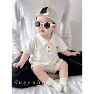 Super nice clown Polo suit made by QC Polo baby girl