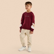 Max Fashion Coyote Applique Sweatshirt