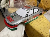 代上色剛完成 全新1/10 本田 雅各 Accord Castrol 中子修 上色RC車殼 合TT01 TT02 190mm 用