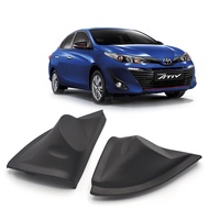 หูช้าง ช่องใส่ลำโพง ทวิตเตอร์ใส่รถยนต์ สีดำ จำนวน 2ชิ้น  ซ้ายและขวา Toyota Yaris Ative Sedan Hatchba