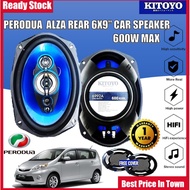 PERODUA ALZA Rear Speaker 6x9 Speaker Kereta Car Speaker Coaxial Speaker 600W MAX 5 Way Car Audio Sp