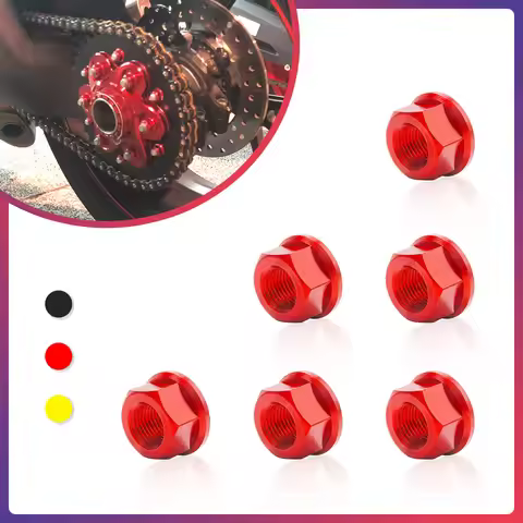 Motorcycle Accessories Rear Sprocket Wheel Nuts M10*1.0 For Ducati Multistrada 1200 1200S 1260 1260S