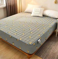 3PCS/SET Mattress Protector Queen Size / King / Twin / Single Fitted Bedsheet SET with Pillow Protector