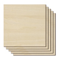 5pcs Diy Polar Board For Crafts-12 Smooth Squares X Surfaces-unfinished 1/8 Thick X12 3mm Plywood Sh