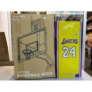 ENTERBAY NBA 1/6 KOBE BRYANT ACTION FIGURE NEW UPGRADED RE-EDITION + 1/6 BASKETBALL HOOP SET OF 2
