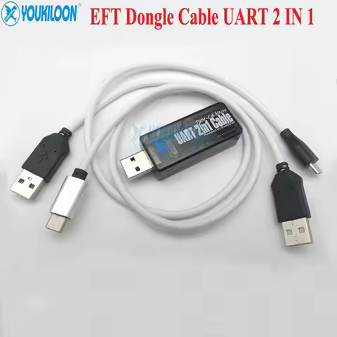 Original New UART 2 in1 Cable Type-C Micro for EFT Dongle Chimera dongle octoplus FRP dongle tools
