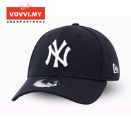 New Yrk Yankees MLB League Essential Navy 39THIRTY Stretch Fit Cap (ESSENTIAL)