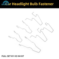 OPENMALL 6Pcs Car Headlamp Light Bulb Retainer Spring Clips Buckles Metal Headlight Bulb Spring Clip
