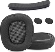 ACCOUTA Breathable Replacement Earpads Cushions Compatible with Logitech G935/Logitech G635/Logitech G933/ Logitech G633 Gaming Headset Ear Pads with Breathable Fabric Foam