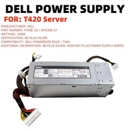 Dell PowerEdge R520 T420 Server Power Supply 550W 096R8Y 2G4WR F550E-S0 96R8Y F550E-S0 02G4WR DH550E