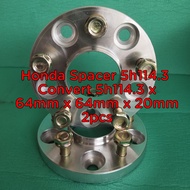 Honda Spacer 5h114.3 Convert 5h114.3 x 64mm x 64mm x 15mm 2pcs