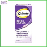 [特價]健肌骼配方 鈣 600 + 維他命 D 1000IU (添加礦物質) 100 粒 [平行進口] 此日期前最佳:2026年08月31日