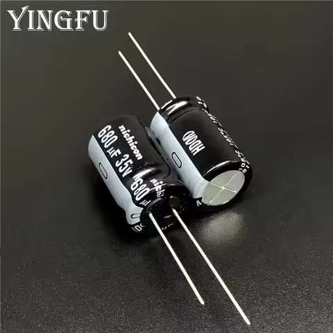 10Pcs/50Pcs 680uF/35V NICHICON HD Series 12.5x20mm Super Low Impedance 35V680uF Aluminum Electrolyti