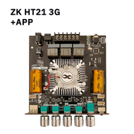 ZK-HT21 3G + APP แอมพลิฟายเออร์มินิ 2.1 แชนแนล TDA7498E 160W×2 + 220W DC15-36V บลูทูธ / USB / AUX เค