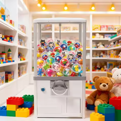 25-cent Coin Vending Machines Big Capsule Vending Machine, Commercial Vending Machine Gumball Machin
