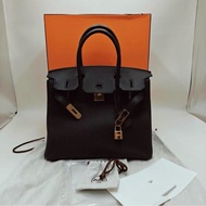 Hermes 愛馬仕 Birkin 鉑金30 黑金款 全新全配美品