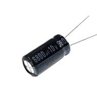 5pcs 10V6800UF Electrolytic Capacitor 6800UF 10V Volume: 13x25mm