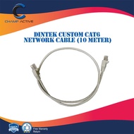 DINTEK CUSTOM CAT6 NETWORK CABLE 10 METER TAIWAN