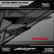 COOL HONDA ASTREA HAYABUSA STRIPING ALREADY CUT, JUST STICK IT ON