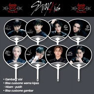 Uchiwa Stray Kids Fan - Straykids Fan - Shell Fan - Korean Fan - Mercendez Kpop
