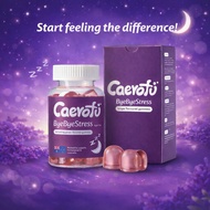 9.9 MegaSales - Caerofu ByeBye Stress Gummies – Natural Relaxing Sleep Support (60 Gummies)