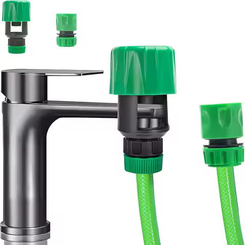 2Pcs Kitchen Tap Hose Connector Water Pipe Connectors Adapter Hose Pipe Tap Connector Pipe Connector