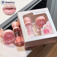 TIMEKEY Moisturizing Lip Oil Repairing Nourishing Lip Oil Mirror-like Shine Non-sticky Lip Gloss Fad