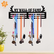 [utruiut0k] Medal Hanger Wall Mounted Easy to Install Award Ribbon Organizer Shelf Display Rack for 