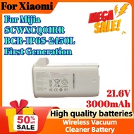 21.6V 3000mAh Rechargeable Battery For Xiaomi Mijia SCWXCQ01RR BCR-1P6S-2450L First Generation Wirel