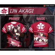 Ijn Akagi Azur Lane Anime Fullprint T-shirt