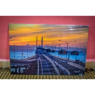 Frame deco  poster landscape kayu  16x24in.