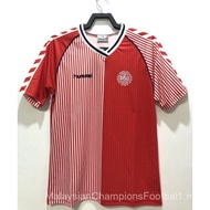 【Retro SSS+】1986 World Cup Denmark Home Retro Jersey S-XXL Short Sleeve Sports Football Shirt AAA