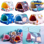 TOPBEAUTY Hamster House Soft Mini Cage Comfortable Rabbit Squirrel Guinea Pig Nest