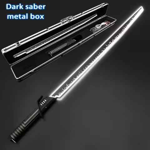 TXQSABER With Metal Suitcase Darksaber Neo Pixel Proffie Smooth Swing Lightsaber Force Light Saber S